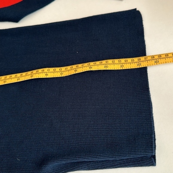 Athleta Brookshire Color block turtleneck,Merino Wool,navy, red, nude, Size XXS - Picture 8 of 10